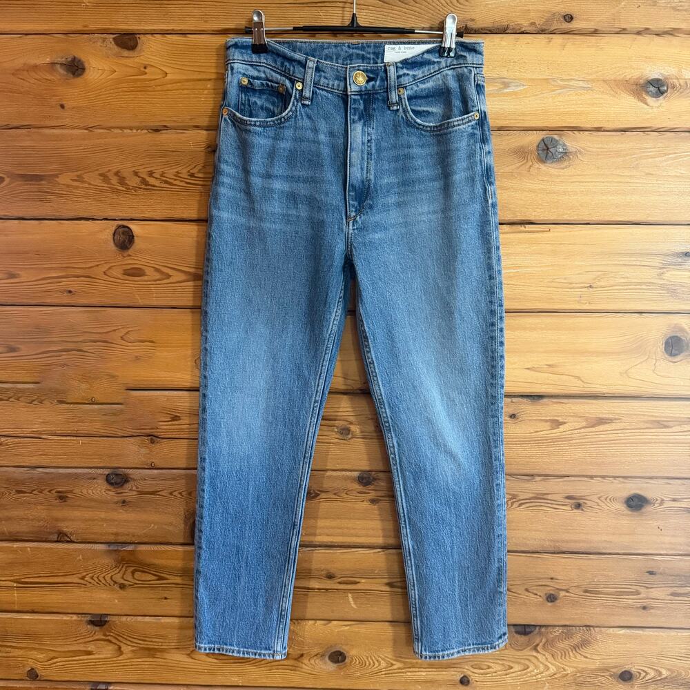 Rag & Bone Wren High Rise Slim Straight Denim Jeans Size 27